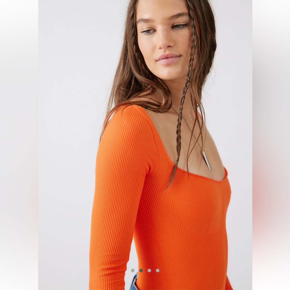 Urban Outfitters Out from Under Marianne Seamless Long Sleeve Bodysuit | M/L - Picture 2 of 7
